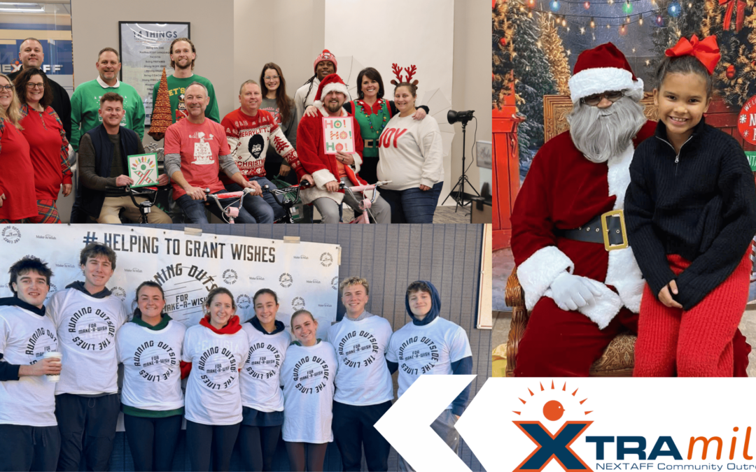 NEXTAFF Launches Xtra Mile Community Outreach to Expand Giving Efforts Beyond Monetary Donations